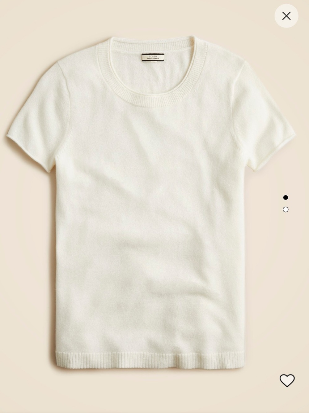 J Crew cashmere relaxed t-shirt